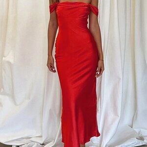 Ella Off Shoulder Formal Dress